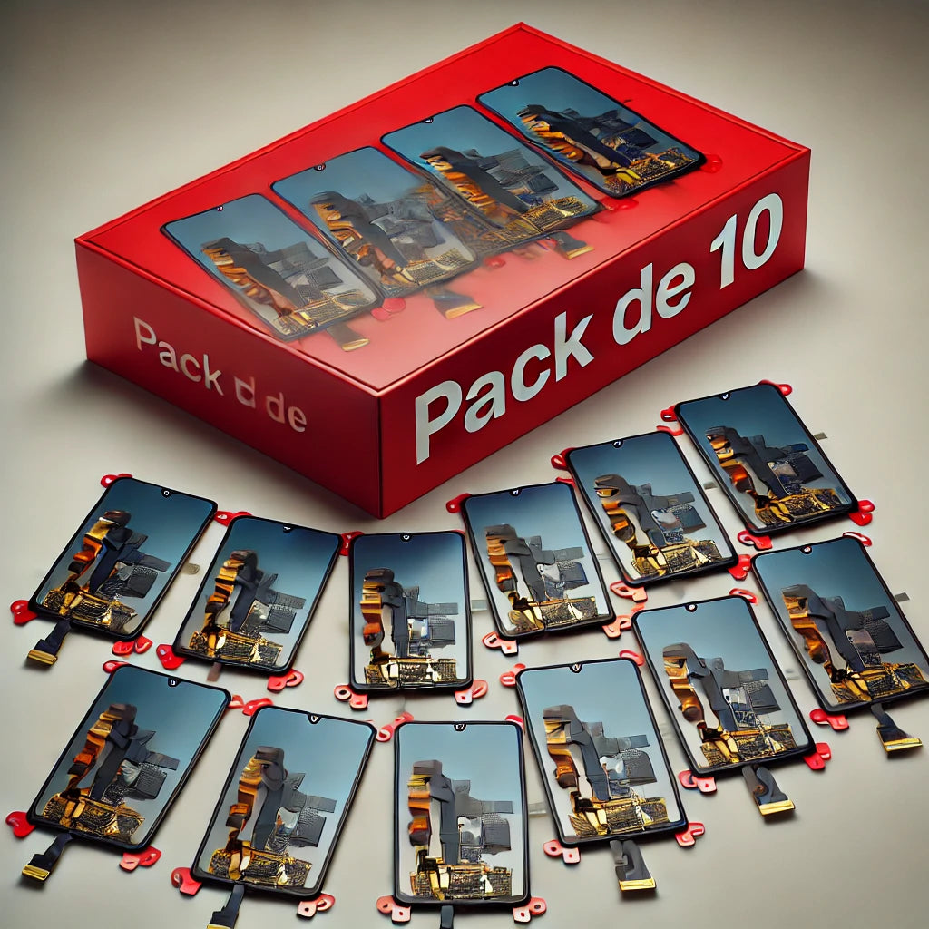 PACK DE 10 Pantalla SIN MARCO Original Para Huawei P40 Lite / P20 Lite 2019 Service Pack