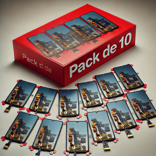 PACK DE 10 Pantalla SIN MARCO Original Para Huawei P40 Lite / P20 Lite 2019 Service Pack