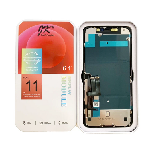 Pantalla Incell FHD JK para Iphone 11. Permite Traspaso de Chip CAJA METAL