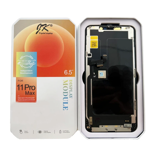 Pantalla InCell FHD JK para Iphone 11 Pro Max .Permite Traspaso de Chip CAJA METAL