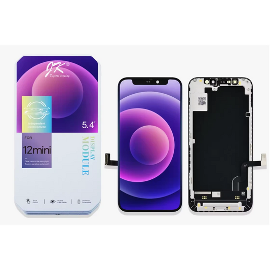Pantalla Incell FHD JK Para IPhone 12 Mini. Permite Traspaso de Chip CAJA METAL