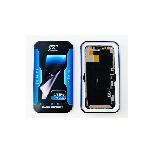 Pantalla SOFT OLED JK para Iphone 12 / Iphone 12 Pro. Permite Traspaso de Chip CAJA METAL